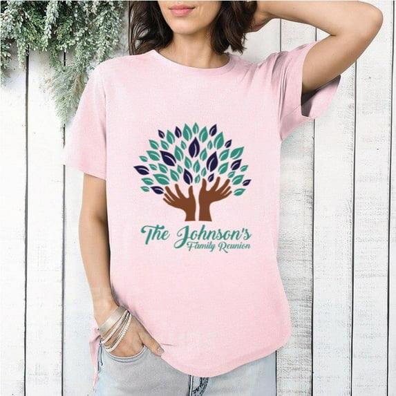 The Johnson Family Reunion Johnson Family Reunion Funny T-Shirt, for men & women, up to size 5XL