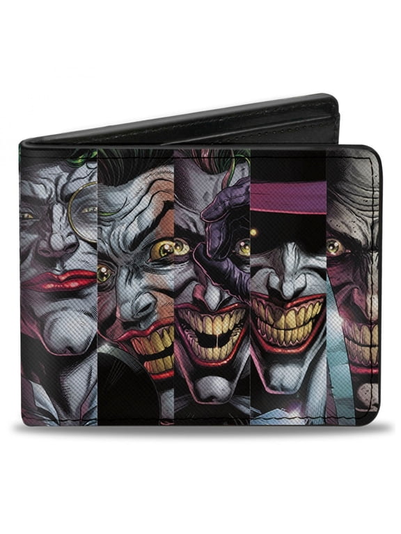 10-Comic Book Cover Blocks Bi-fold Wallet