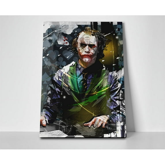 The Joker Art Poster or Wrapped Canvas