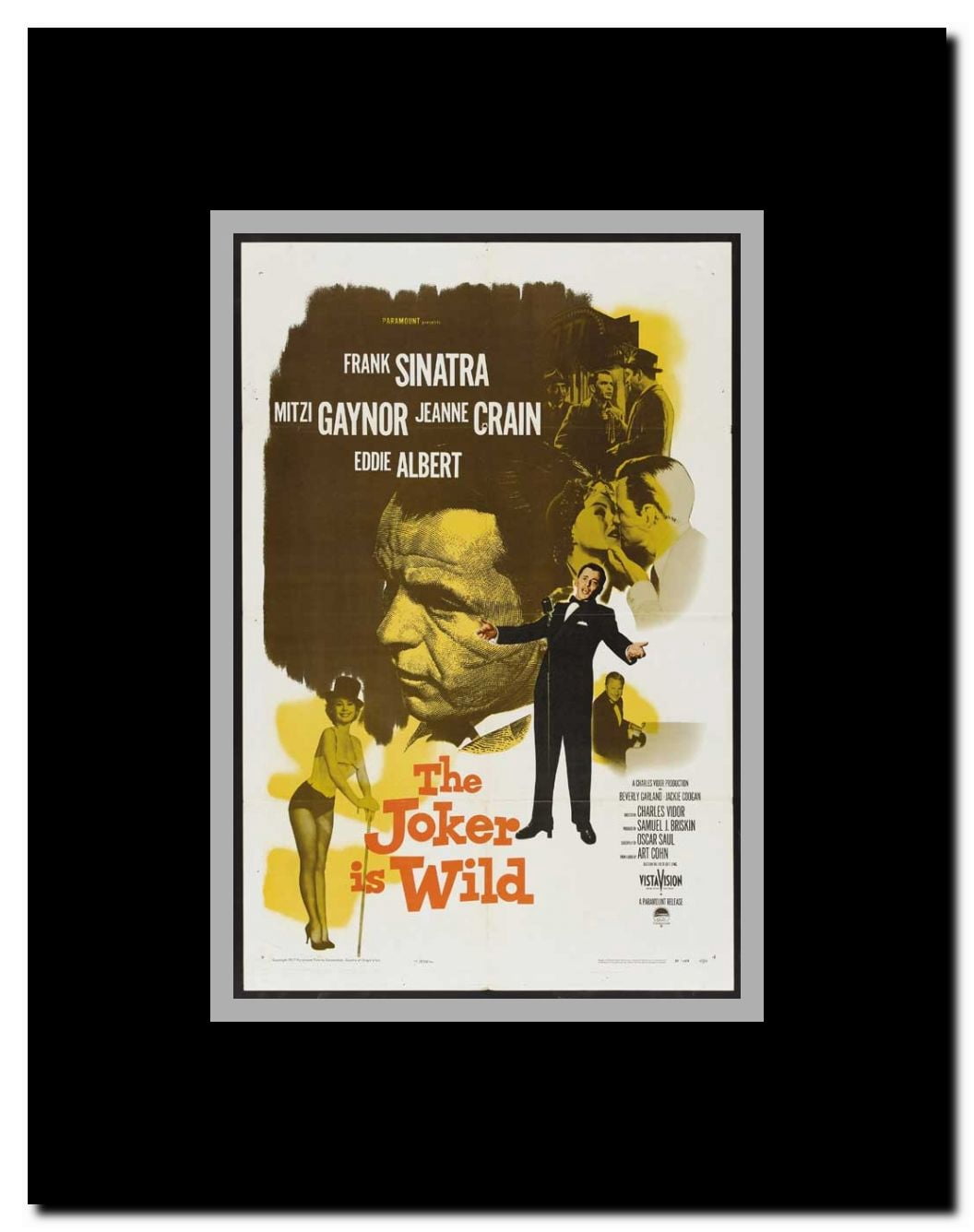 The Joker Is Wild Framed Movie Poster