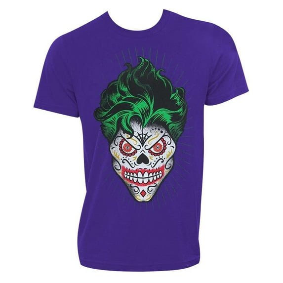 The Joker Sugar Skull T-Shirt-2XLarge