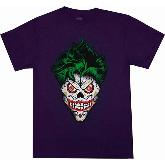 The Joker Sugar Skull T-Shirt-XLarge
