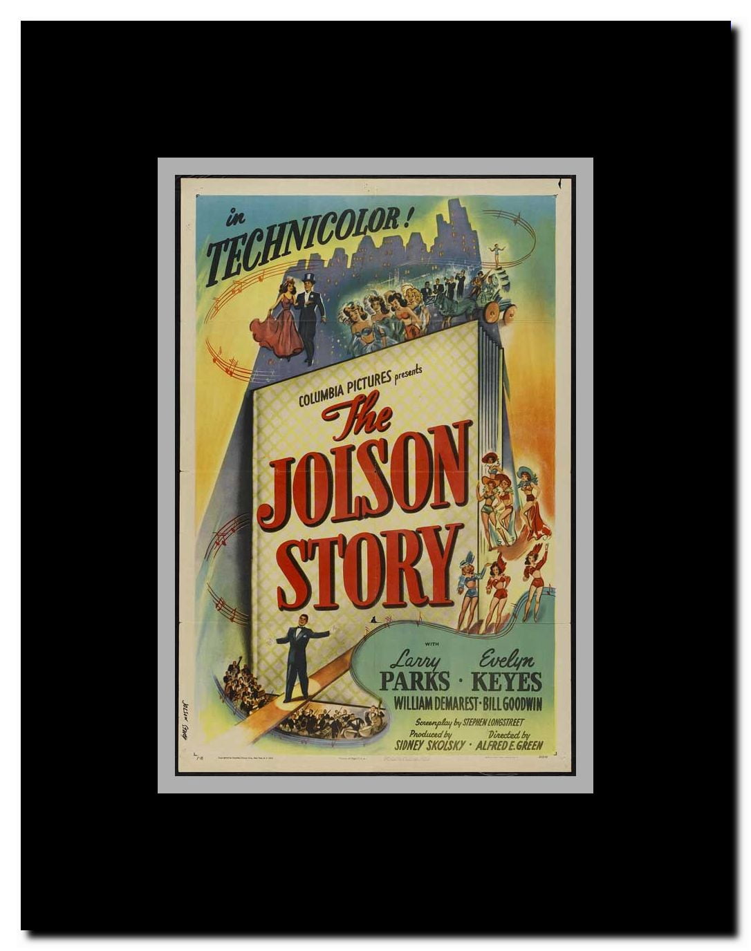 The Jolson Story Framed Movie Poster