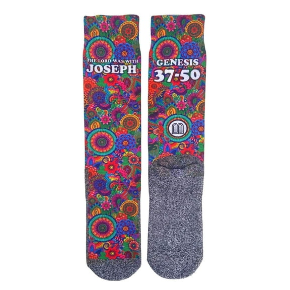 BibleSocks "The Josephs" Christian Faith-Inspired Crew Socks for Women - Moisture-Wicking, Mothers Day Gift