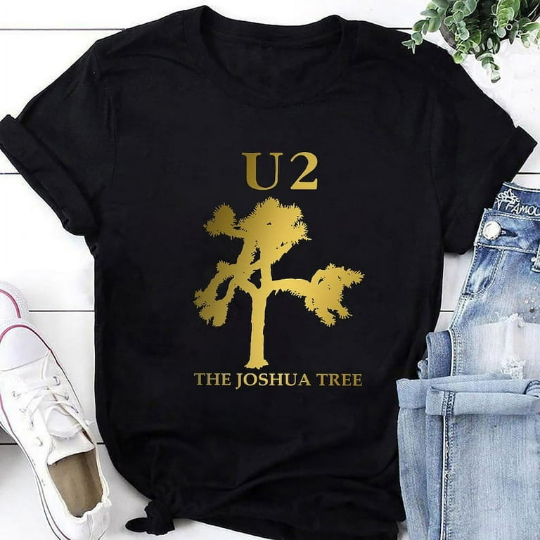 U2 THE JOSHUA TREE TOUR 2017 NEW BLACK T-SHIRT