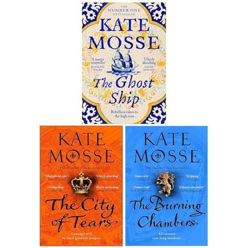 The Joubert Family Chronicles Collection 3 Books Set By Kate Mosse (The City of Tears, The Burning Chambers and The Ghost Ship)