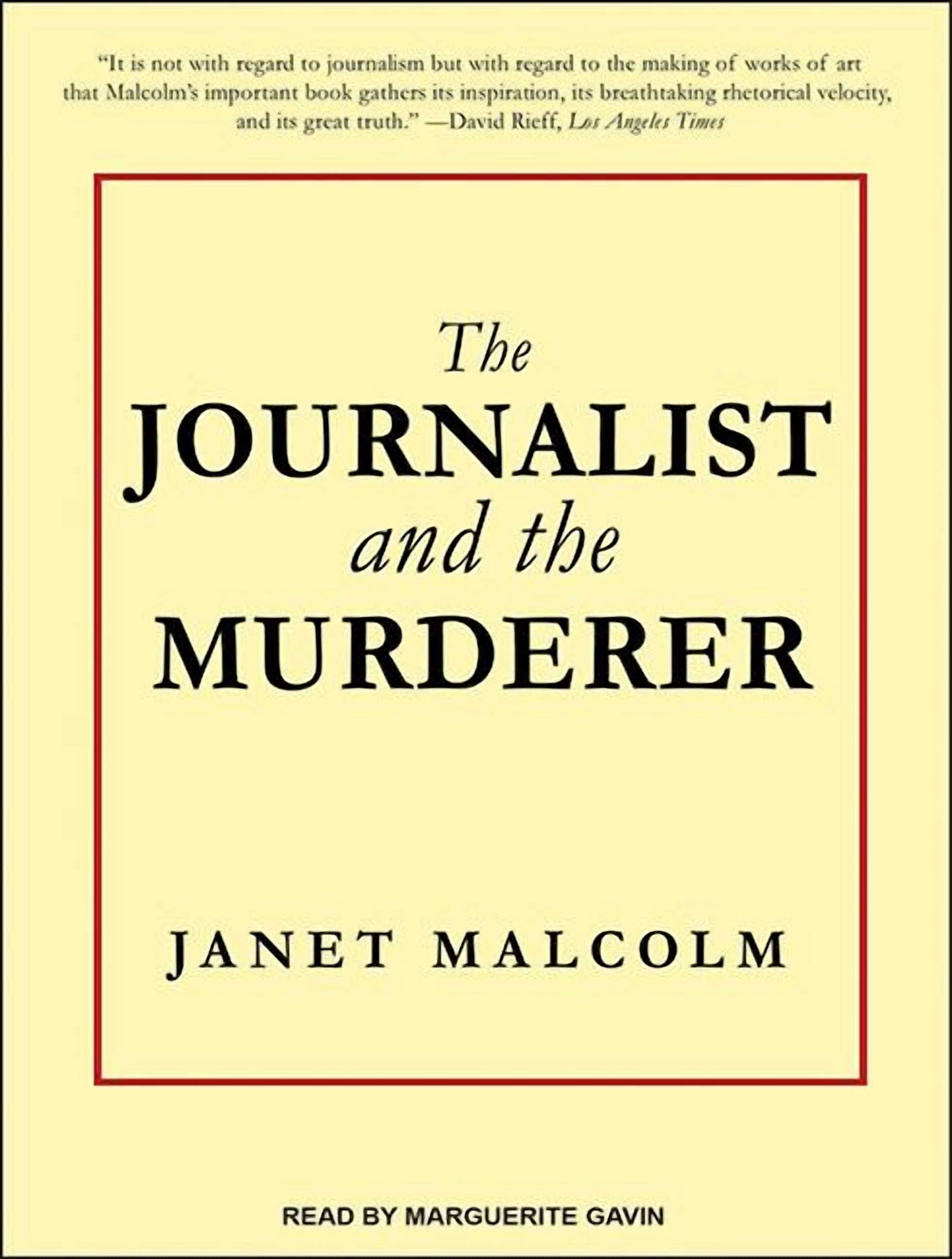 The Journalist and the Murderer (Audiobook)