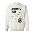 thumbnail image 1 of The Journey Into Outer Space Sweatshirt Men -Image by Shutterstock, Male Small, 1 of 4