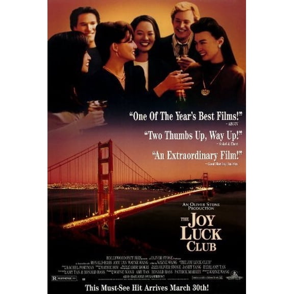 The Joy Luck Club Movie Poster(1993) Style B -(Tsai Chin)(Kieu Chinh)(France Nuyen)(Rosalind Chao)(Tamlyn Tomita)(Lisa Lu)