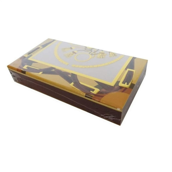 The Joy of Light Designer Matches Chain Brown on Embossed Matte 4" Collectible Matchbox