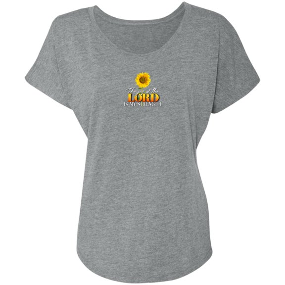 The Joy of the Lord is My Strength Triblend Dolman