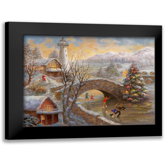 The Joyous Season 14x12 Black Modern Framed Museum Art Print Titled - Boehme, Nicky