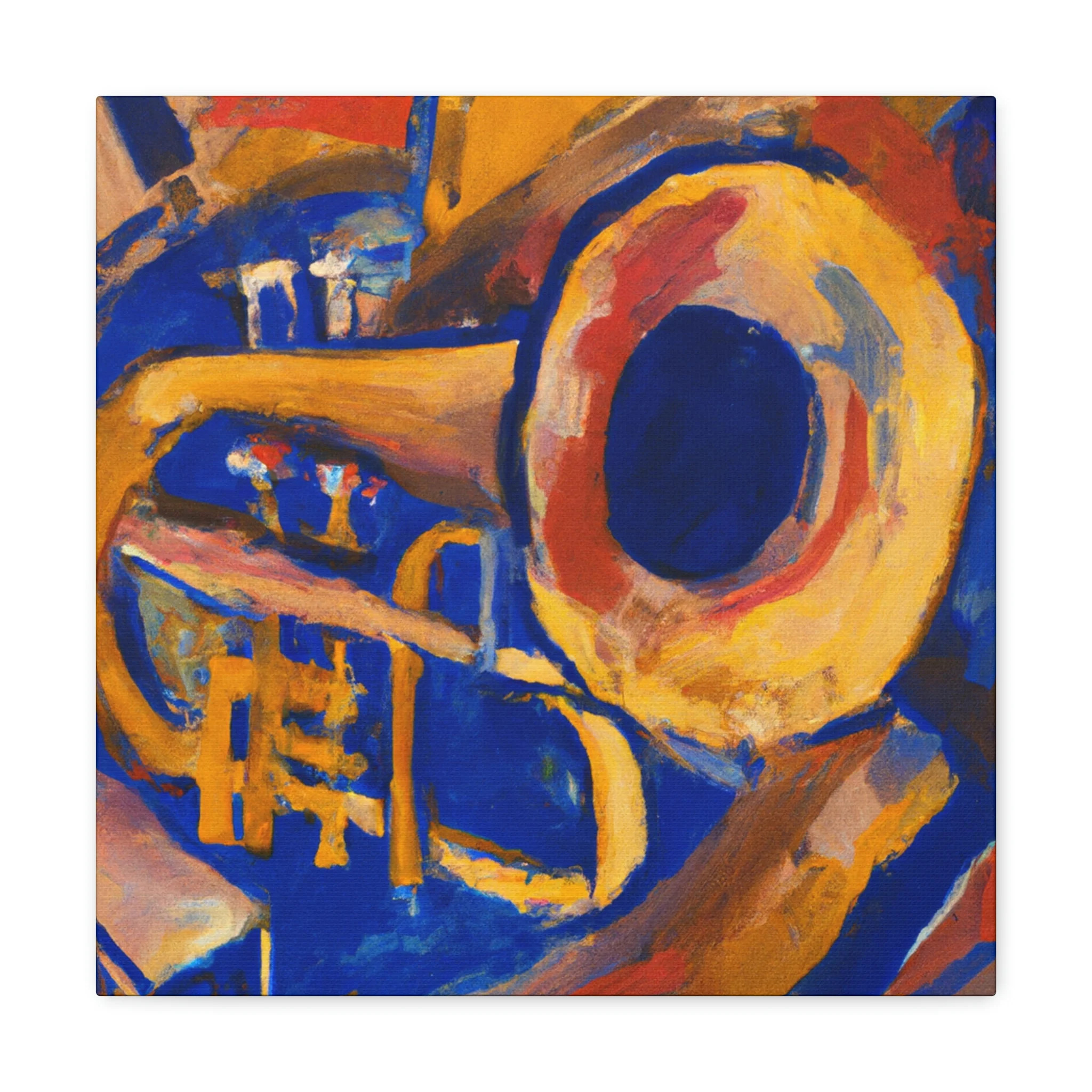 The Joyous Trombone - Canvas
