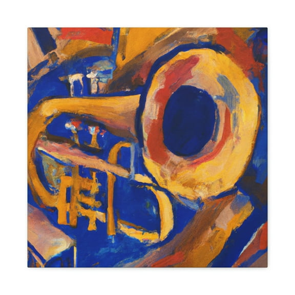 The Joyous Trombone - Canvas