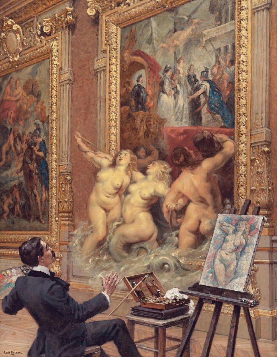 The Joys of Flooding (in the Medic Canvas Art - Louis Beroud (24 x 36)