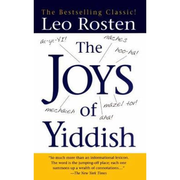 Pre-Owned The Joys of Yiddish (Paperback) 0743406516 9780743406512