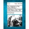 thumbnail image 1 of The Judgment in the Case of Sharp V. Wakefield in the House of Lords, March 20th, 1891 (Paperback), 1 of 1