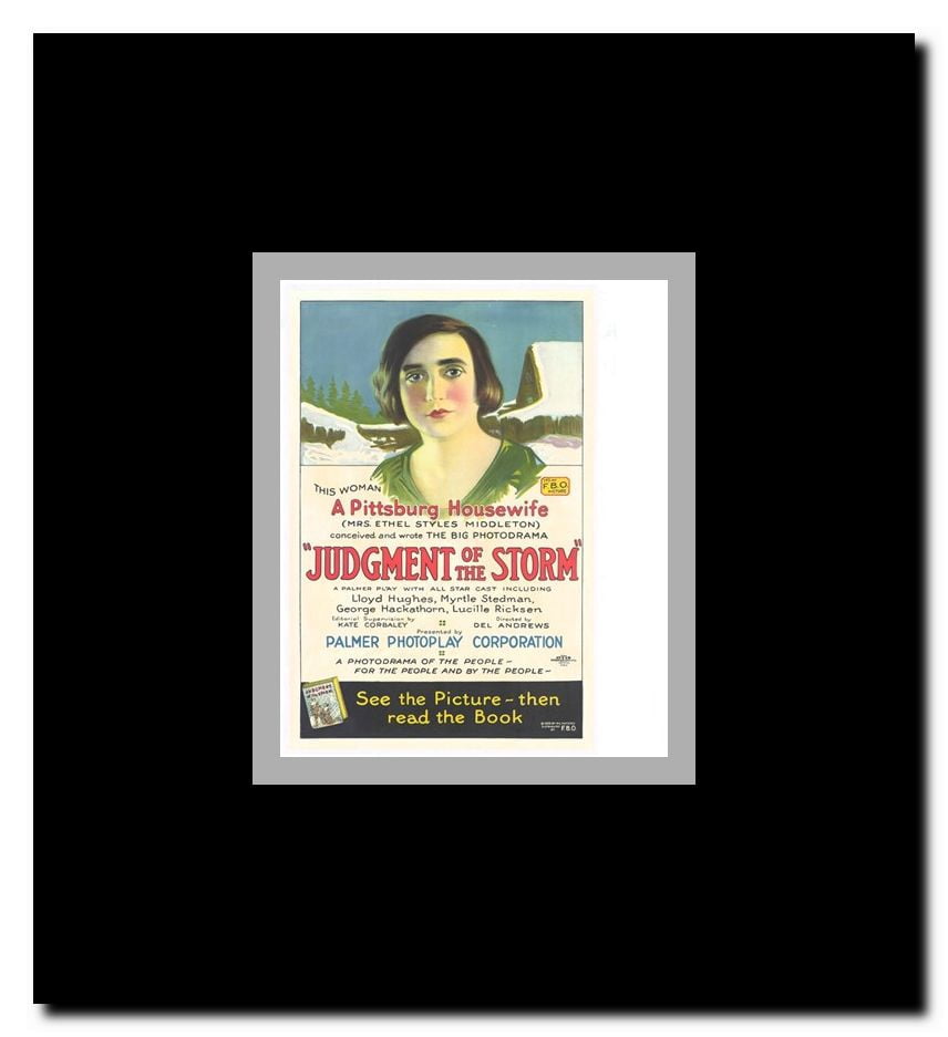 The Judgment of the Storm Framed Movie Poster