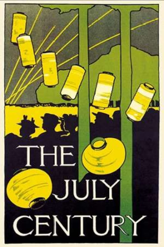 The July Century 1895 Canvas Art - Charles H Woodbury (12 x 18)