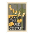 thumbnail image 1 of The July Century - Masters of Poster Plate 32 - Vintage Poster by Charles H. Woodbury c.1895 - Fine Art Matte Paper Print (Unframed) 30x44in, 1 of 4