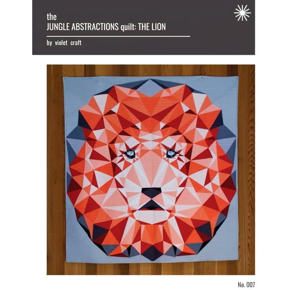 The Jungle Abstractions Quilt Pattern by Violet Craft