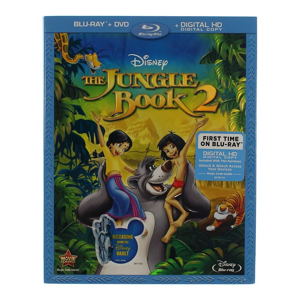The Jungle Book 2 (DVD, Blu-Ray, Digital HD) (Widescreen Edition