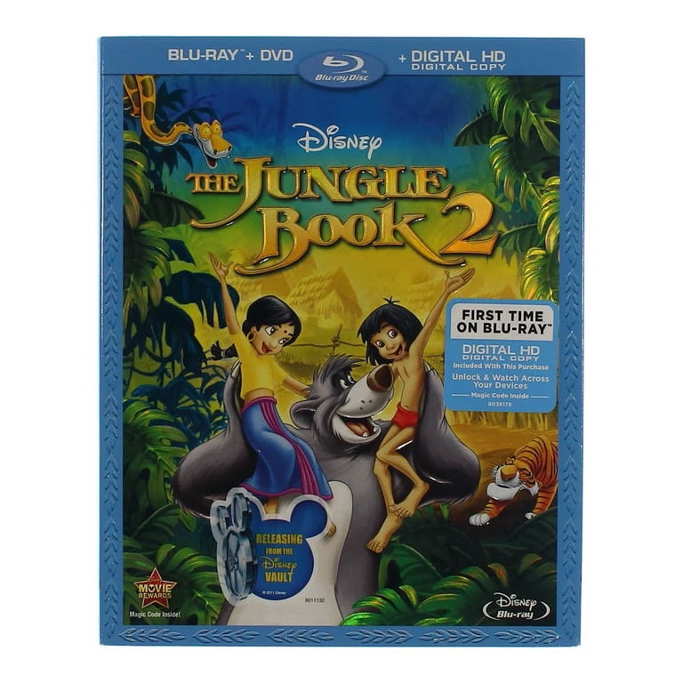 The Jungle Book 2 (DVD, Blu-Ray, Digital HD) (Widescreen Edition