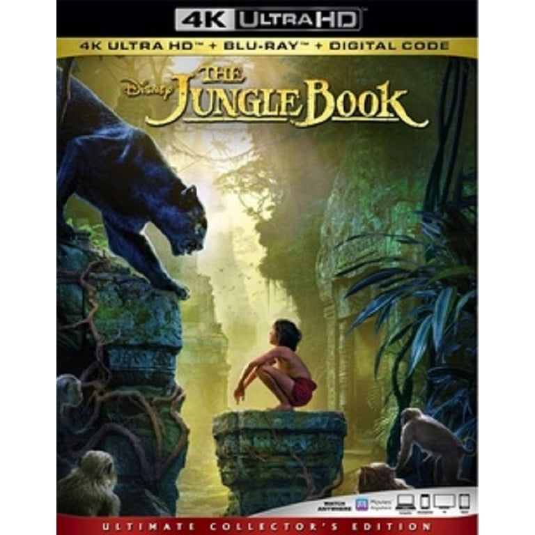 Disney's The Jungle Book Movie (4K Ultra HD + Blu-ray + Digital
