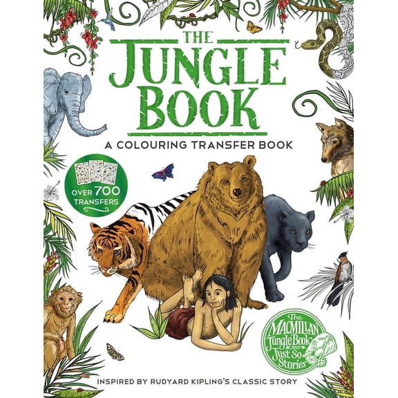The Jungle Book: A Colouring Transfer Book (Paperback)
