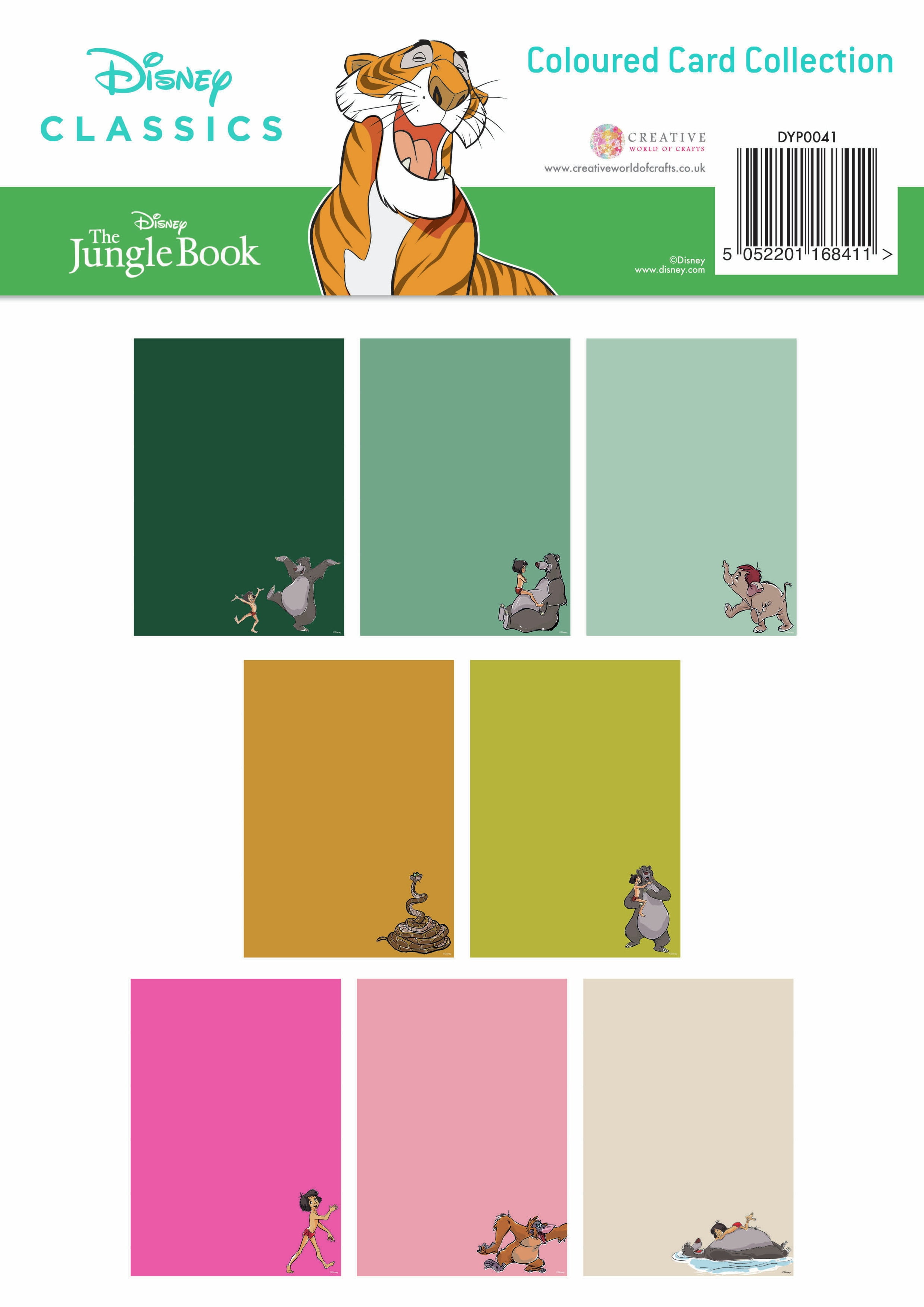 The Jungle Book - Coloured Card Pack