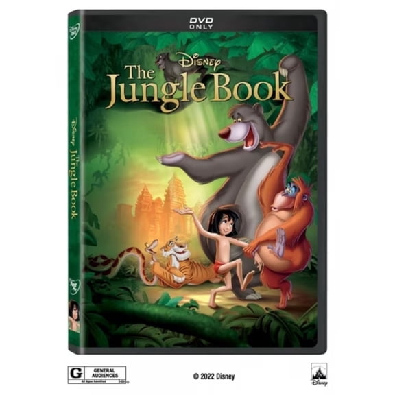 The Jungle Book (DVD) (Anniversary Edition 1967) Disney, Adventure, Family-Oriented