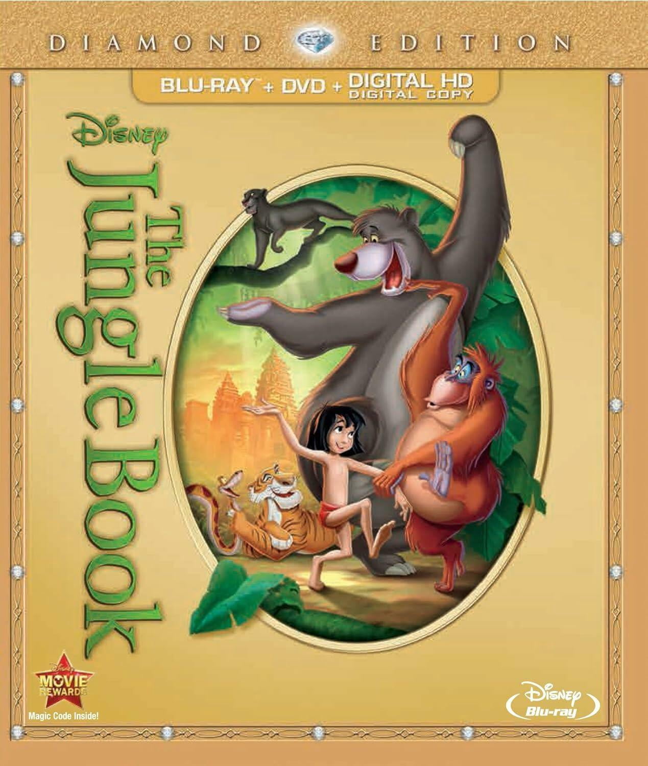 The Jungle Book (Diamond Edition) (Blu-ray + DVD + Digital Code
