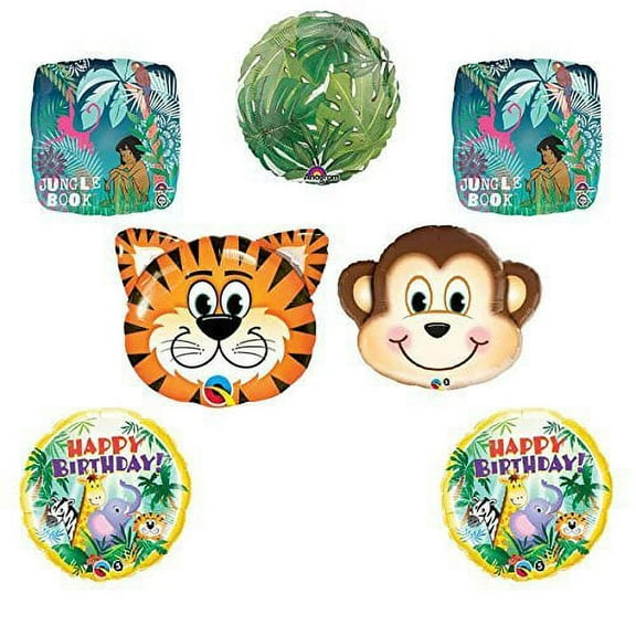 The Jungle Book Tiger Monkey Birthday balloon decoration supplies