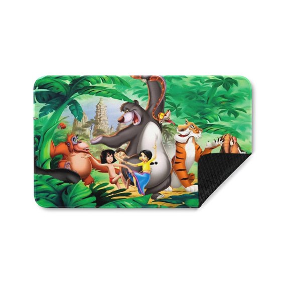 The Jungle Book patterned floor mat is durable and easy to clean adding a warm atmosphere and perfectly decorating your home