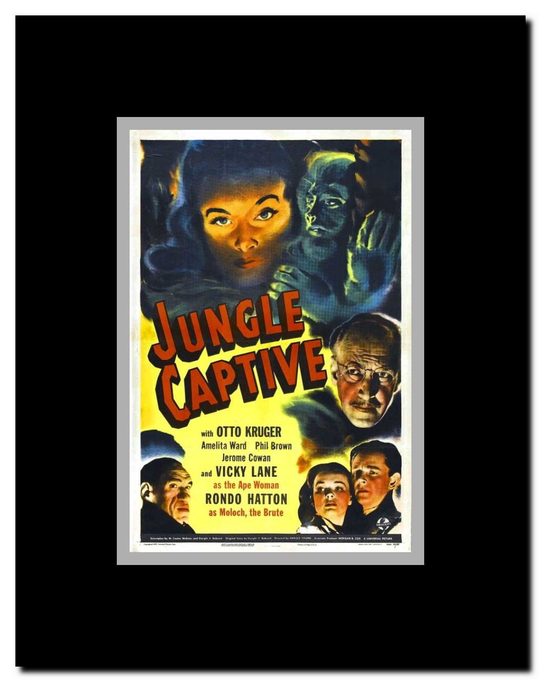 The Jungle Captive Framed Movie Poster
