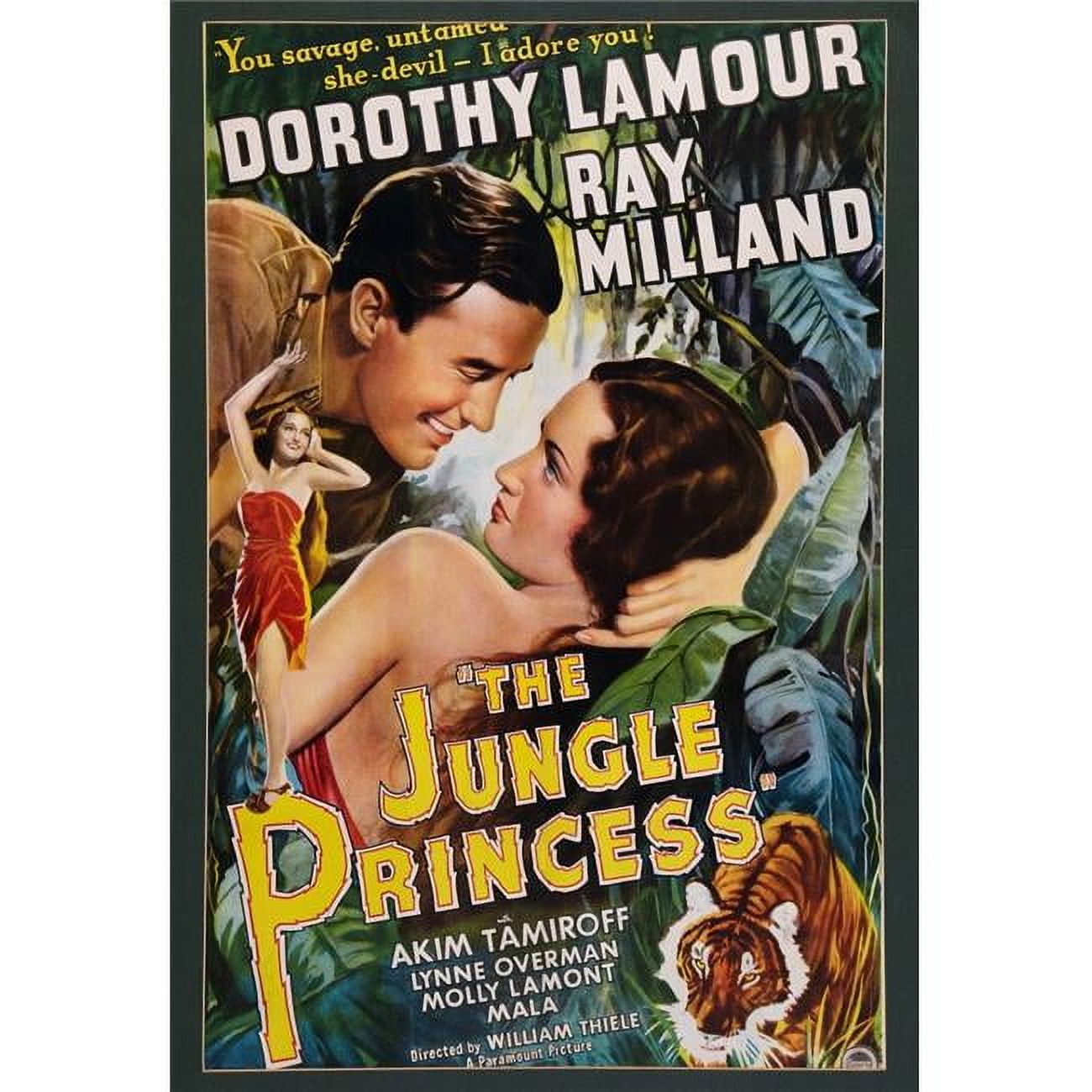 The Jungle Princess Us Poster Art From Left Ray Milland Dorothy Lamour The Jungle Princess Us Poster Art From Left Ray Milland Dorothy Lamour