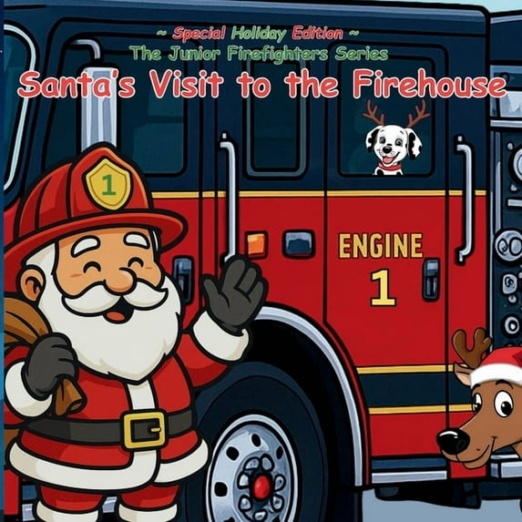The Junior Firefighter The Junior Firefighter Series, Special Holiday Edition: Santa's Visit to the Firehouse, (Paperback)