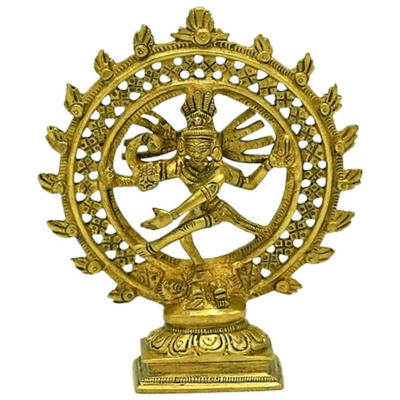 The KD Brass Laxmi Ganesha Idol, 0.77 lbs, 2.44 inches