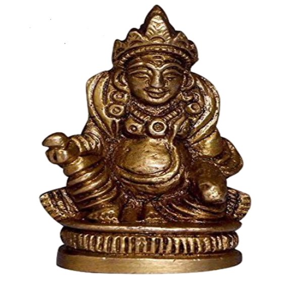 The KD Kuber Ji 2 inch 0.15 lbs Brass Idol/Statue