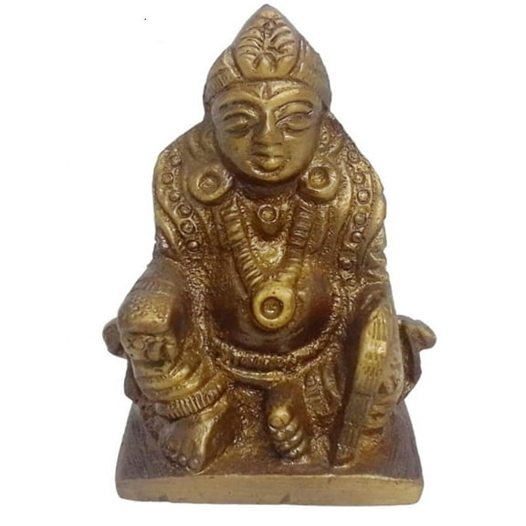 The KD Lord Kuber Ji 2.17 inch 0.26 lbs Brass Idols/Statue