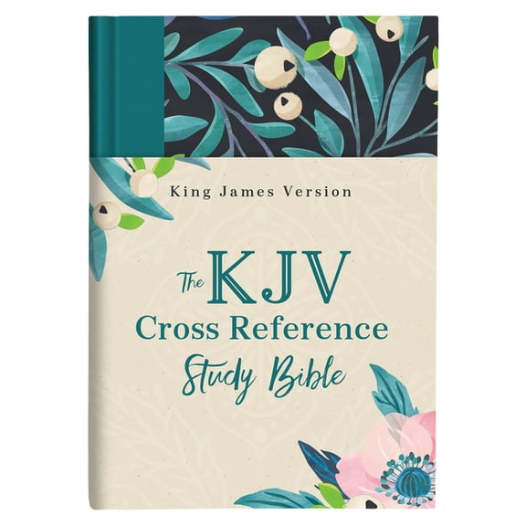 The KJV Cross Reference Study Bible [Turquoise Floral] (Hardcover)