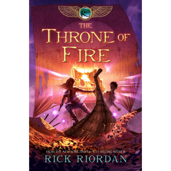 The Kane Chronicles: Kane Chronicles, The, Book Two: Throne of Fire, The-Kane Chronicles, The, Book Two (Series #2) (Hardcover)