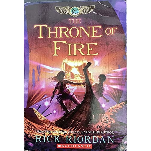 Pre-Owned The Kane Chronicles: The Throne of Fire by Rick Riordan (Paperback) English