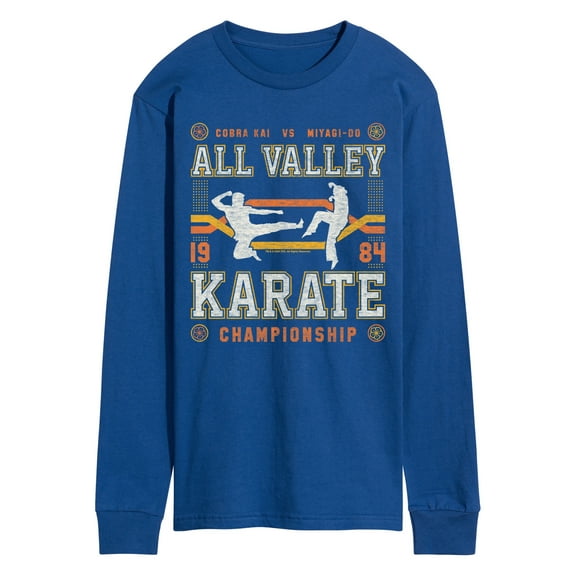 The Karate Kid - All Valley Karate Champion - Men's Long Sleeve Graphic T-Shirt