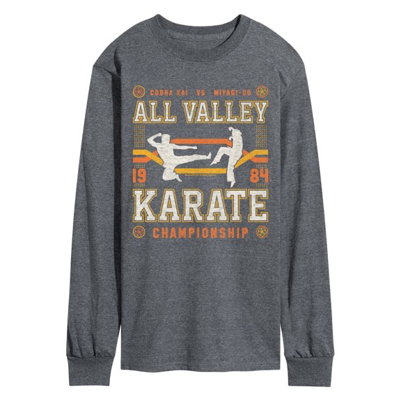 The Karate Kid - All Valley Karate Champion - Men's Long Sleeve Graphic T-Shirt