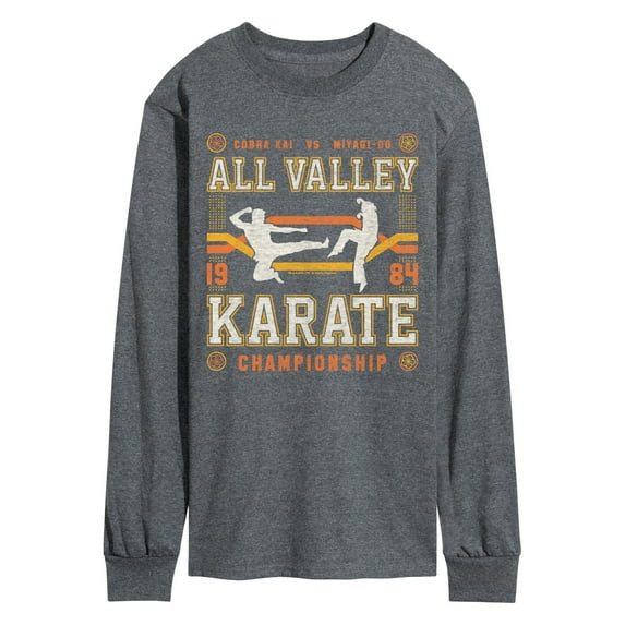 The Karate Kid - All Valley Karate Champion - Men's Long Sleeve Graphic T-Shirt