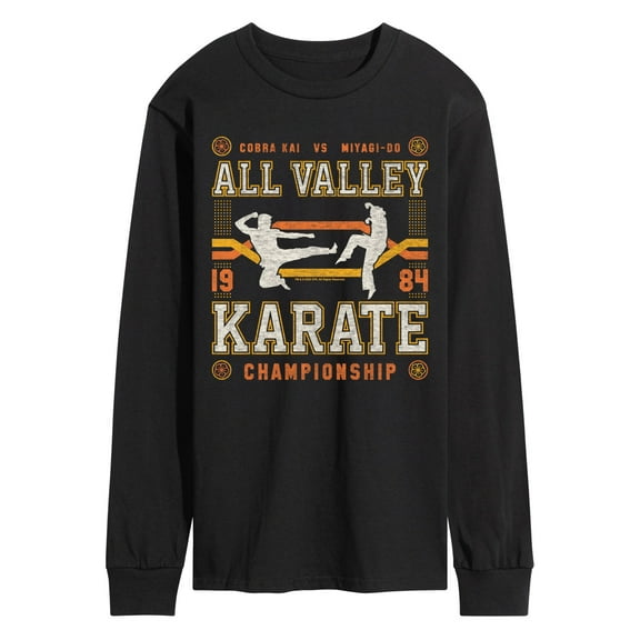 The Karate Kid - All Valley Karate Champion - Men's Long Sleeve Graphic T-Shirt