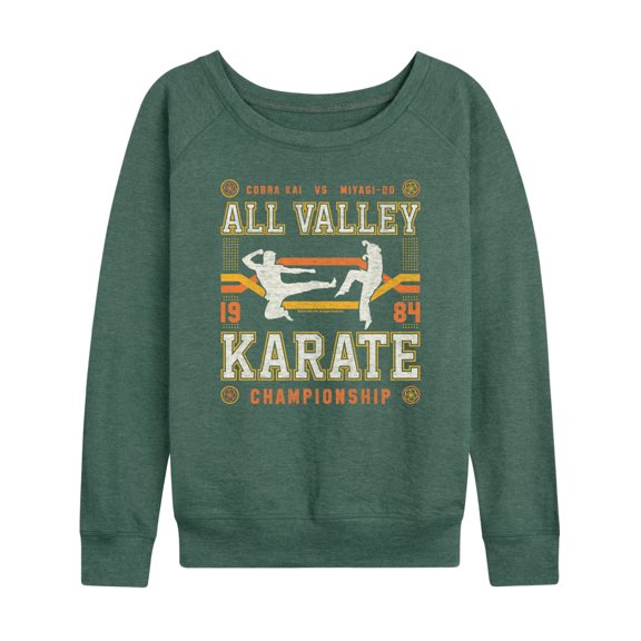 The Karate Kid - All Valley Karate Champion - Women's French Terry Long Sleeve Shirt