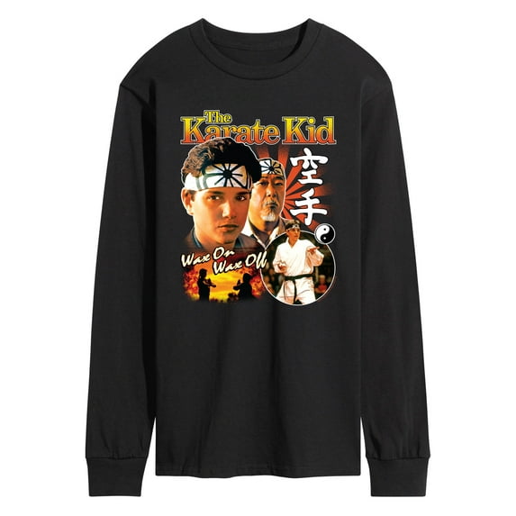 The Karate Kid - Daniel Larusso And Mr. Miyagi - Men's Long Sleeve Graphic T-Shirt