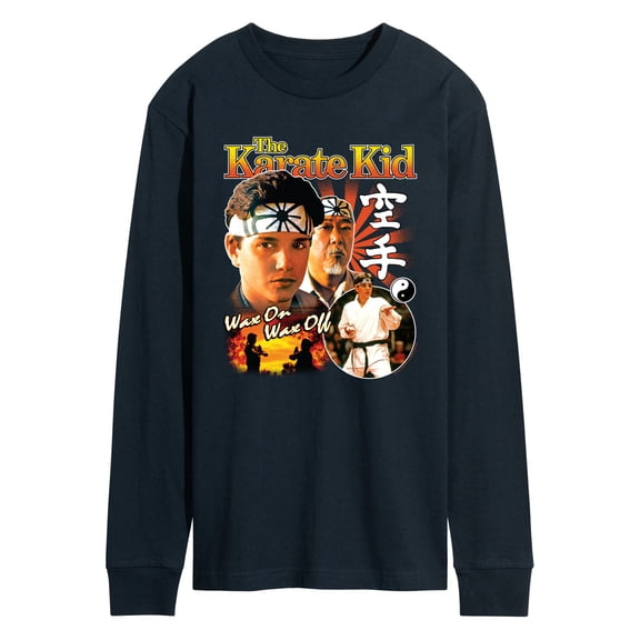 The Karate Kid - Daniel Larusso And Mr. Miyagi - Men's Long Sleeve Graphic T-Shirt